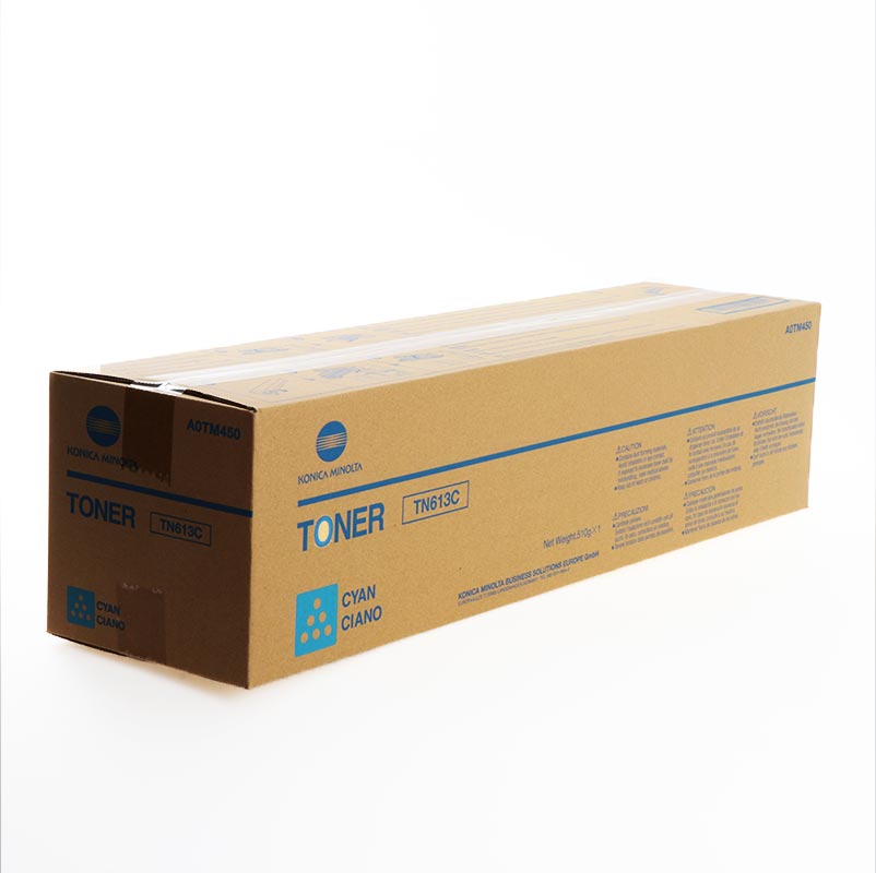 Minolta 613 - Toner authentique A0TM450 - Cyan