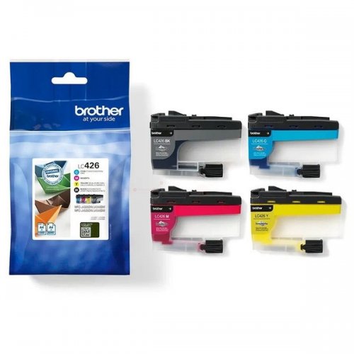 Brother 426VAL - Pack x 4 jet d'encre original LC426VAL - Black Cyan Magenta Yellow