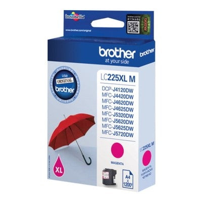 Brother B225M Cartouche originale LC225XLM - Magenta