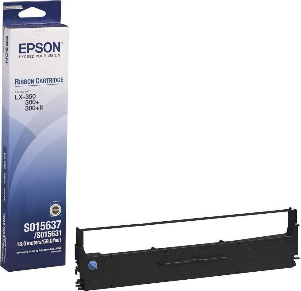 Ruban authentique Epson S015637 - noir