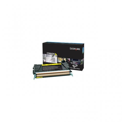 Lexmark 746 - Toner authentique C746A2YG - Yellow