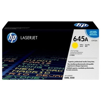 Hp 645A - Toner authentique C9732A - Yellow