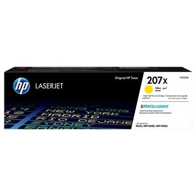 Toner authentique Hp W2213X, 207X - Jaune