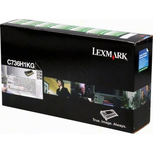 Lexmark 0C736H1KG - Toner authentique RETURN 0C736H1KG - Black