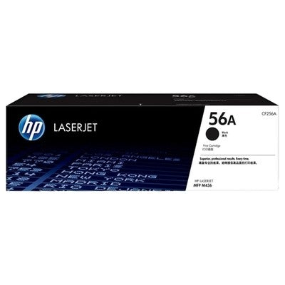 Hp 56A - Toner authentique CF256A, 56A - Black