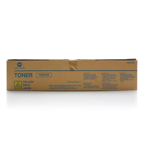 Minolta 314 - Toner authentique A0D7251, TN314Y - Yellow