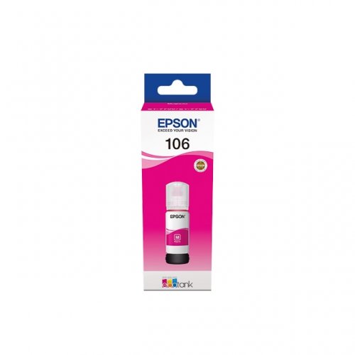 Epson 106 - Flacon d'encre authentique C13T00R340, T106 - Magenta