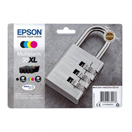 Epson KT3596 Pack x 4 original C13T35964010 - Noir Cyan Magenta Jaune