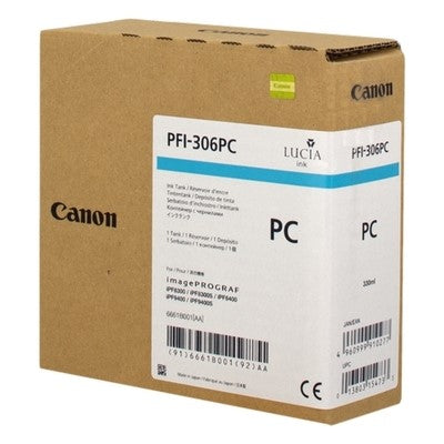 Canon UPFI306PC Cartouche originale 6661B001, PFI306PC - Cyan Clair