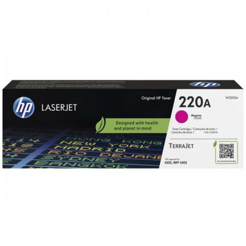 Hp 220A - Toner authentique W2203A, 220A - Magenta