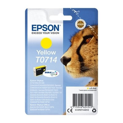 Epson E714 Cartouche originale C13T07144011 - Jaune