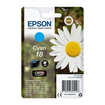 Epson UT1802 Cartouche originale T180240 - Cyan