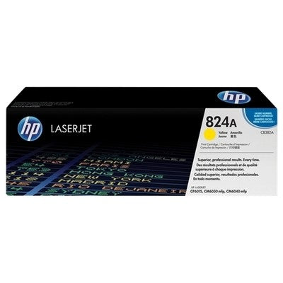 Hp 824A - Toner authentique CB382A, 824A - Yellow