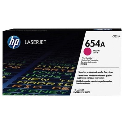 Hp 654A - Toner authentique CF333A, 654A - Magenta