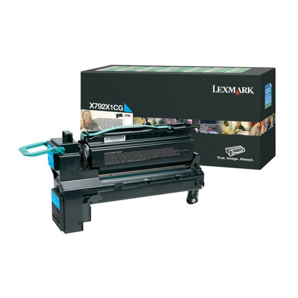 Lexmark X792 - Toner authentique RETURN X792X1CG - Cyan