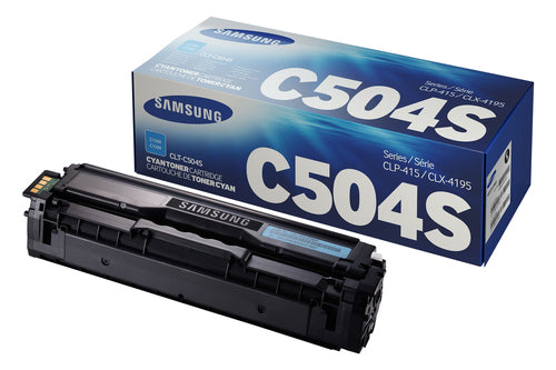 Toner authentique Samsung CLTC504SELS - Cyan