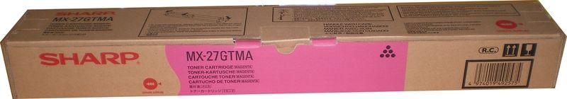 Sharp 27 - Toner authentique MX27GTMA - Magenta