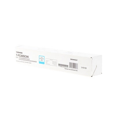 Toshiba 26 - Toner authentique 6B000000557, TFC26SC6K - Cyan