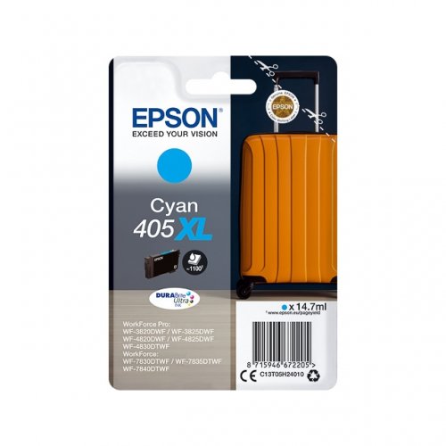 Epson E405XLC Cartouche originale C13T05H24010 - Cyan