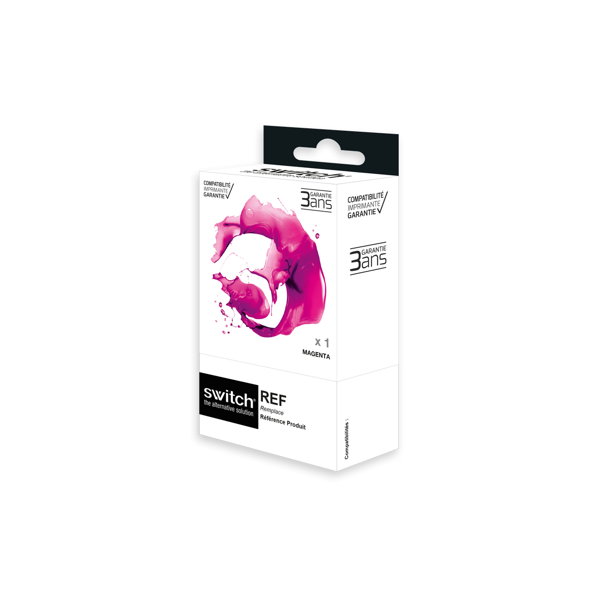 SWITCH hp H912XLM Cartouche compatible avec 3YL82AE - Magenta