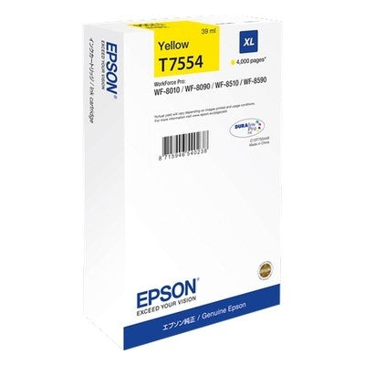 Epson E7554 Cartouche originale C13T755440 - Jaune