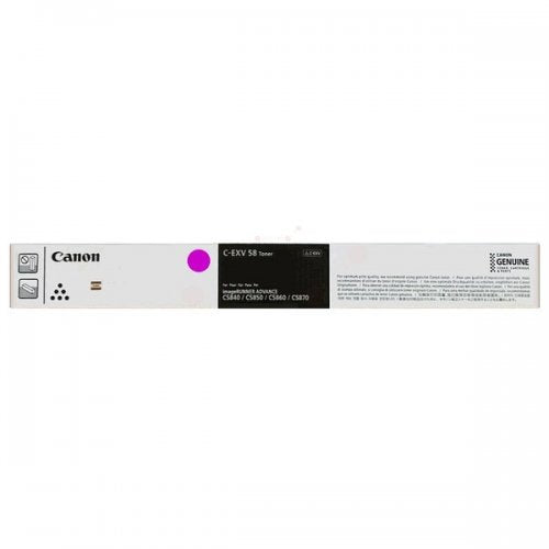 Canon EXV58 - Toner authentique 3765C002 - Magenta