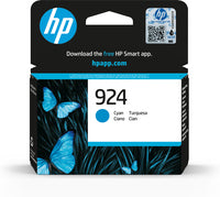 hp H924 - cartouche jet d'encre authentique 4K0U3NE - Cyan