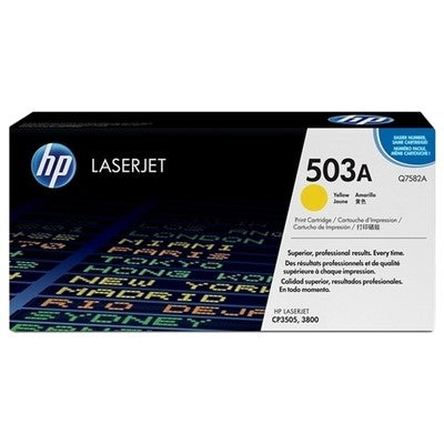 Hp 503A - Toner authentique Q7582A - Yellow