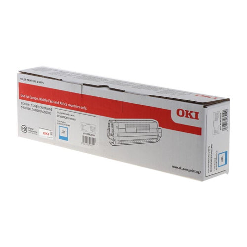 OKI OT853 - Toner authentique Oki 45862839 - Cyan