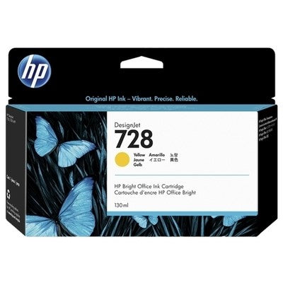 hp U728Y Cartouche originale F9J65A - Jaune