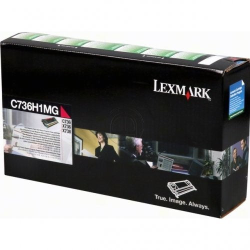 Lexmark 0C736H1MG - Toner authentique RETURN 0C736H1MG - Magenta