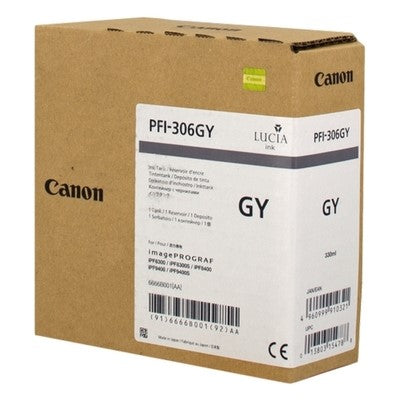 Canon UPFI306GY Cartouche originale 6666B001, PFI306GY - Gris