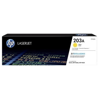 Toner authentique Hp CF542A, 203A - Jaune