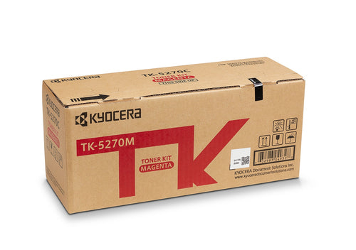 Kyocera Mita TK-5270 - Toner authentique 1T02TVBNL0, TK-5270 - Magenta