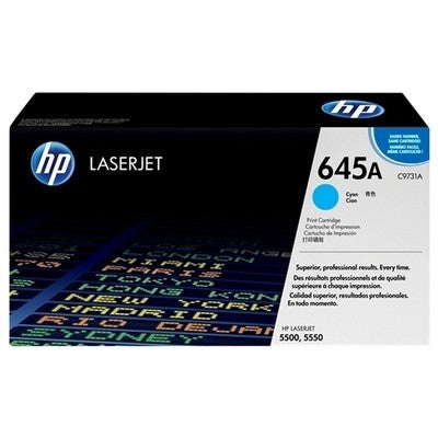 Hp 645A - Toner authentique C9731A - Cyan