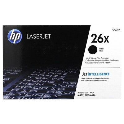 Toner authentique Hp CF226X, 26X - noir