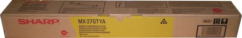 Sharp 27 - Toner authentique MX27GTYA - Yellow