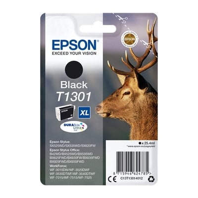 Epson E1301 Cartouche originale C13T130140 - Noir