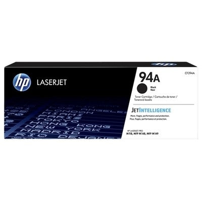 Toner authentique Hp CF294A, 94A - noir