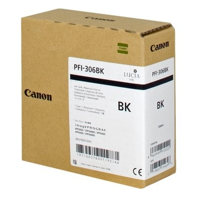 Canon UPFI306BK Cartouche originale 6657B001, PFI306BK - Noir