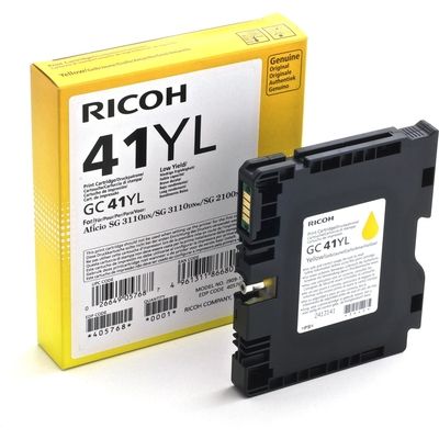 Ricoh RGC41Y Cartouche originale 405768, GC41YL - Jaune