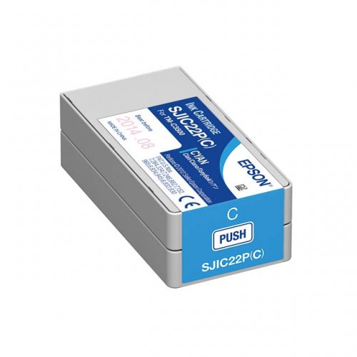 Epson U3500C Cartouche originale C33S020602, SJIC22P(C) - Cyan