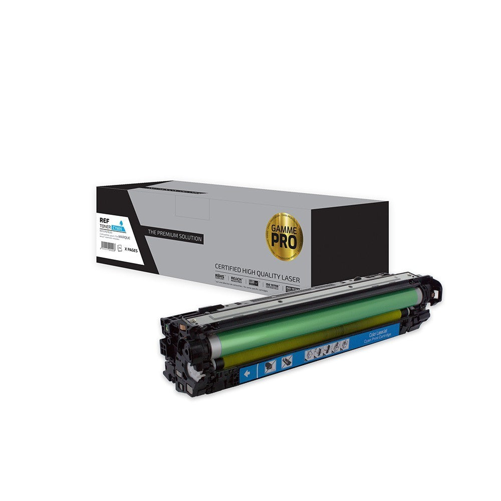 TPS HT307C/CE741A - Toner 'Gamme PRO' compatible avec CE741A, 307A - Cyan