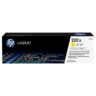 Toner authentique Hp CF402X, 201X - Jaune