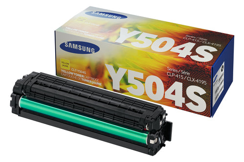 Toner authentique Samsung CLTY504SELS - Jaune