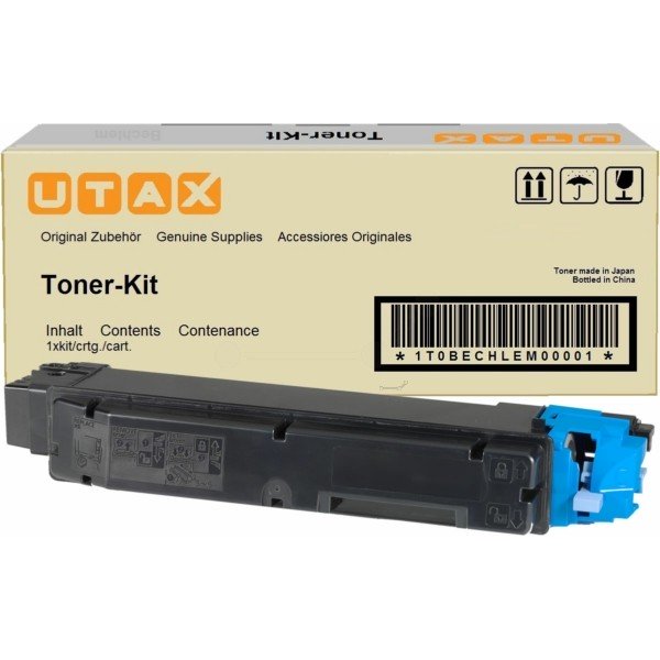 Utax 5012 - Toner authentique 1T02NSCUT0, PK5012C - Cyan