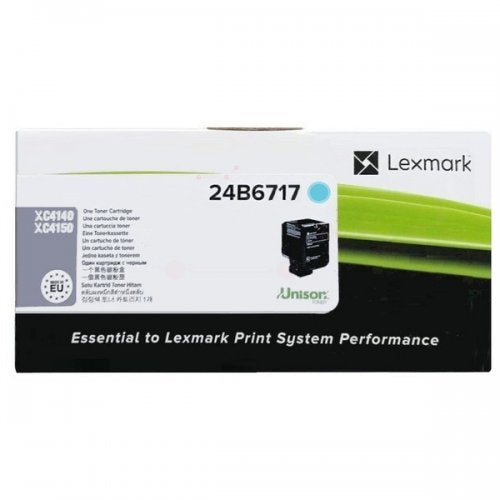 Lexmark 24B6717 - Toner authentique 24B6717 - Cyan