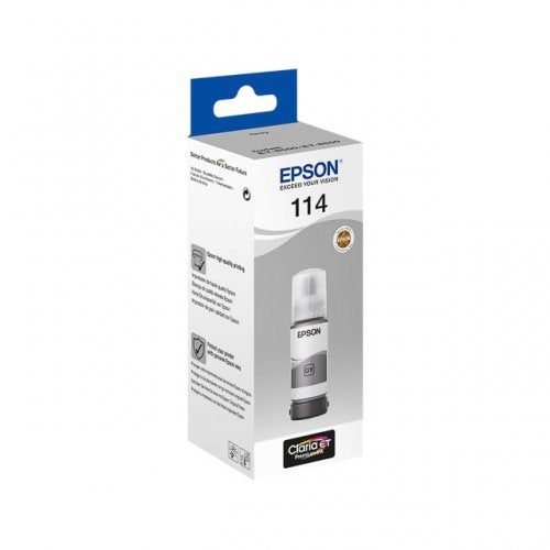 Epson 114 - Flacon d'encre authentique C13T07B540 - Gris