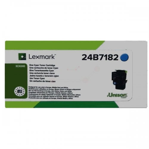 Lexmark 2240 - Toner authentique 24B7182 - Cyan