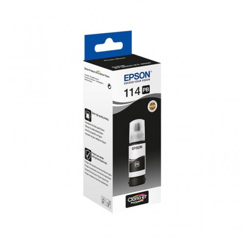 Epson 114 - Flacon d'encre authentique C13T07B140 - Photo Black